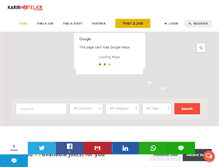 Tablet Screenshot of karirhotelier.com